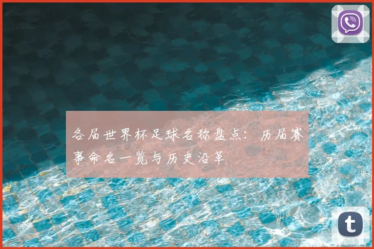 各届世界杯足球名称盘点：历届赛事命名一览与历史沿革
